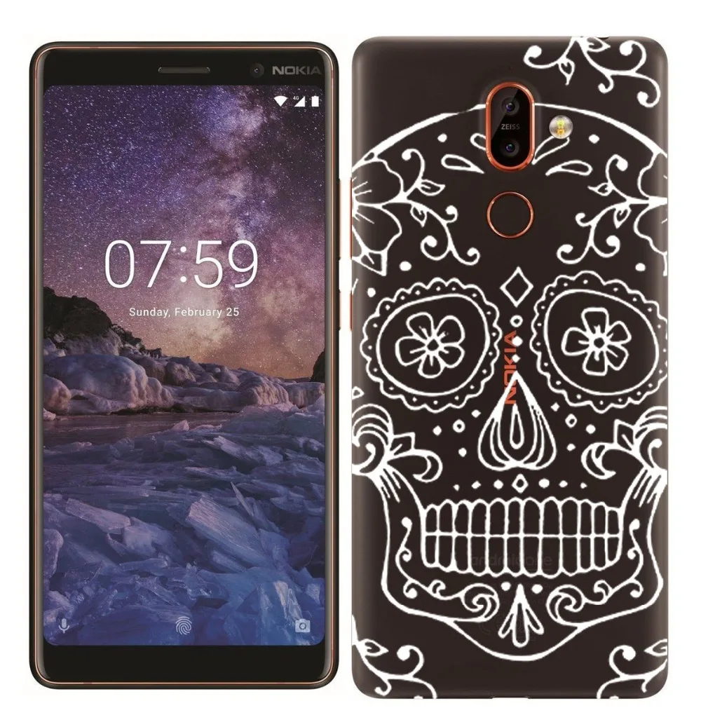 Силиконовый чехол для Nokia 7 Plus 2 1 3 5 6 мягкий ТПУ 8 прозрачный X6 |