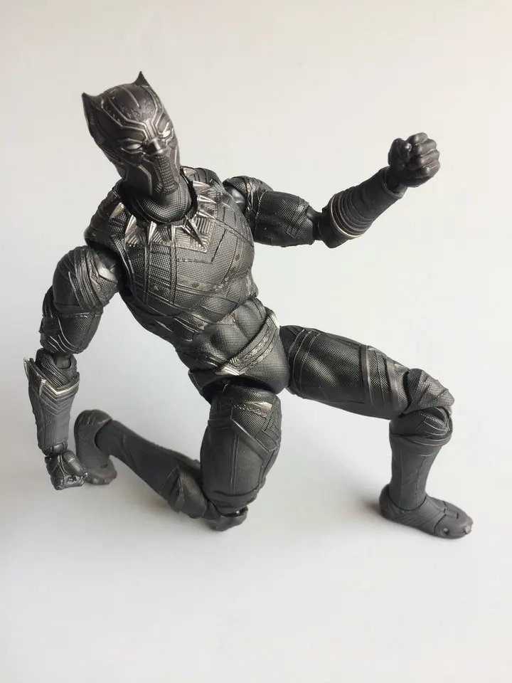 Moive Figure 16 см Капитан Америка Гражданская война Черная пантера ПВХ фигурка