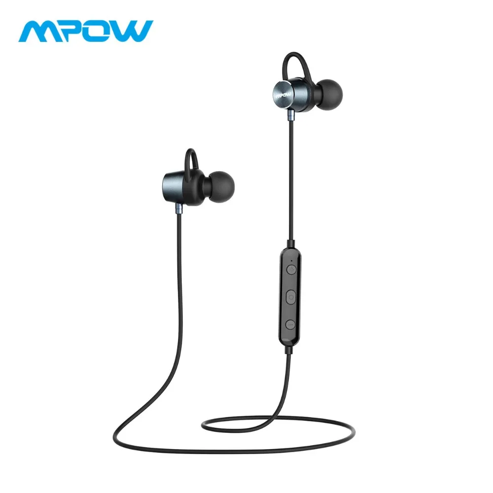 MPOW судейские магнитные Bluetooth наушники водонепроницаемые беспроводные стерео