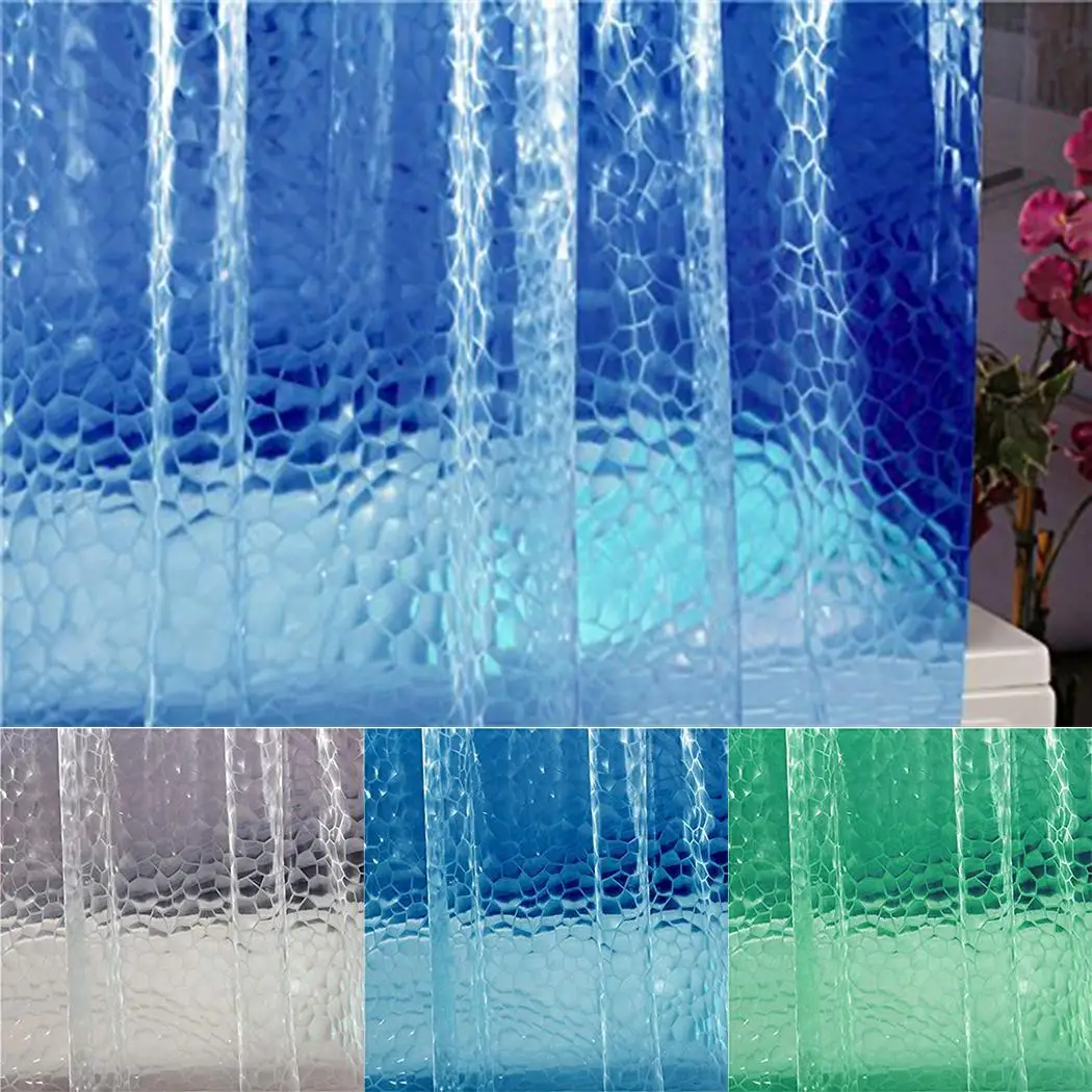 Прочный водонепроницаемый Mildewproof твердый занавеска для душа 3D ванная комната