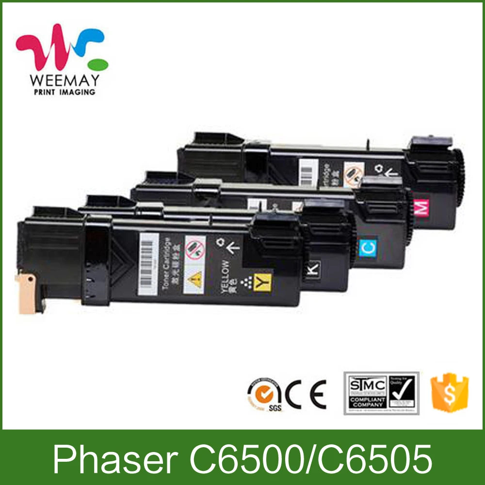 4 цветных картриджа с тонером для принтера Xerox Phaser 6500 WorkCentre 6505|toner cartridge|color toner