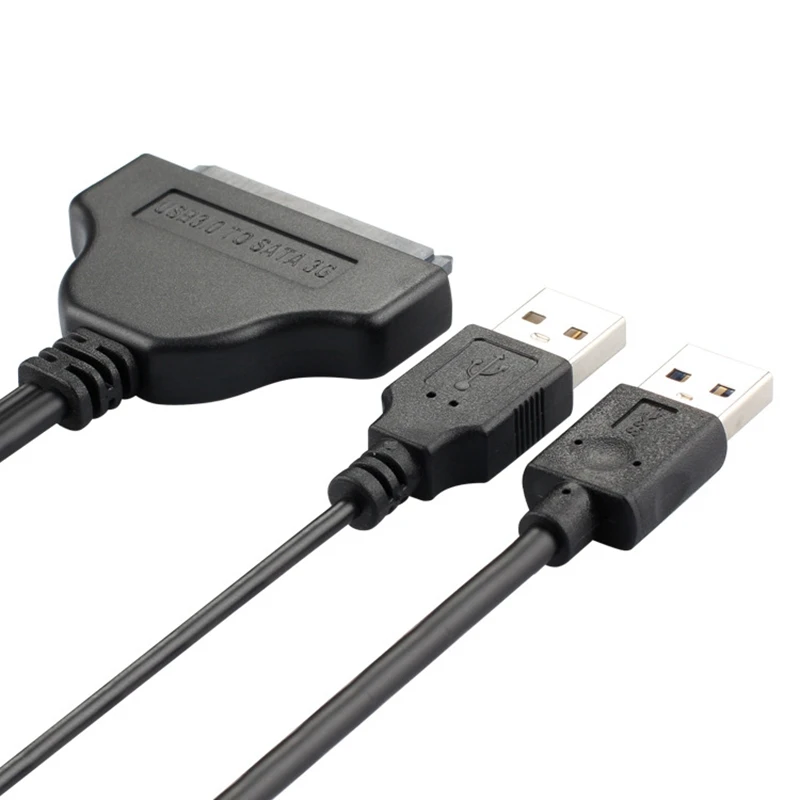 Usb 3 0 на Sata Кабель-адаптер кабель конвертер 7Pin + 15Pin-для 2 5-дюймового Hhd Ssd ноутбука и
