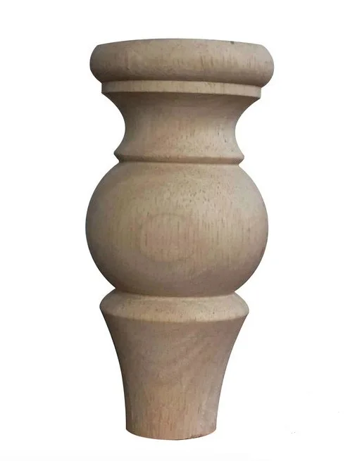 

4Pieces/Lot 15X7CM Car Round Wood Feet Legs European Style Furniture Foot Legs