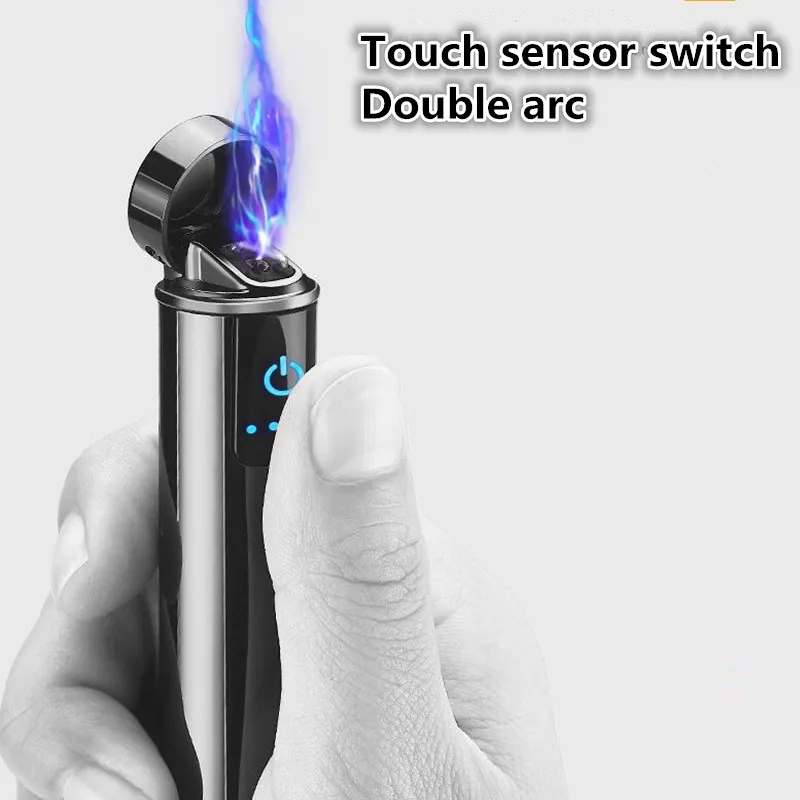 Модная зарядка через USB сенсорный датчик переключатель сигарета плазменная