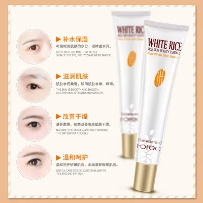 HOREC Rice укрепляющий лифтинг крем для глаз Уход за глазами против старения под