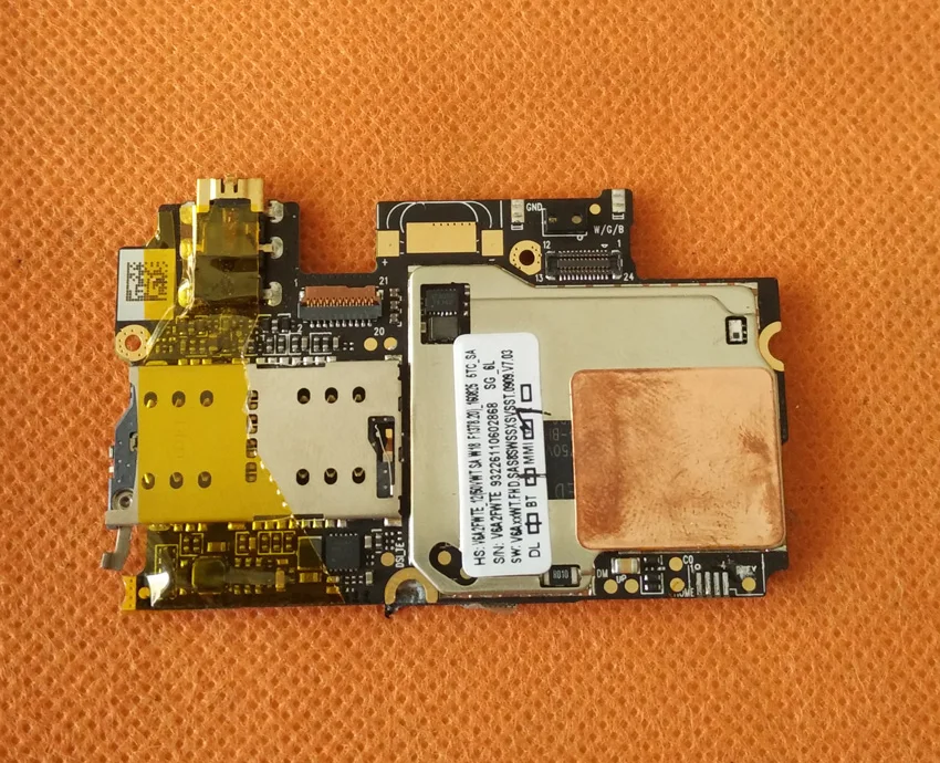Б/у оригинальная материнская плата 4G ram+ 32G rom материнская плата для Oukitel U15S 5,5 дюймов FHD MT6750T Восьмиядерный