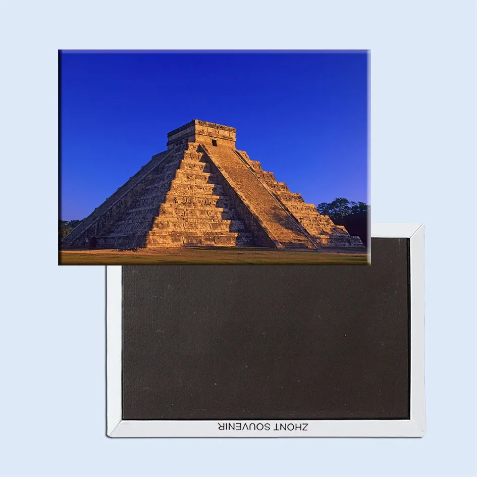 Магниты Memorabilia мексиканские пирамиды Mayan прямоугольный металлический магнит на