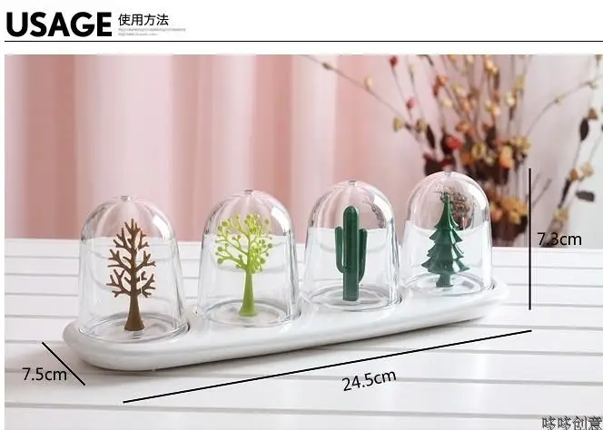 Растения животные сезоне вкус специи банку Приправа бутылки соль кактус сосны