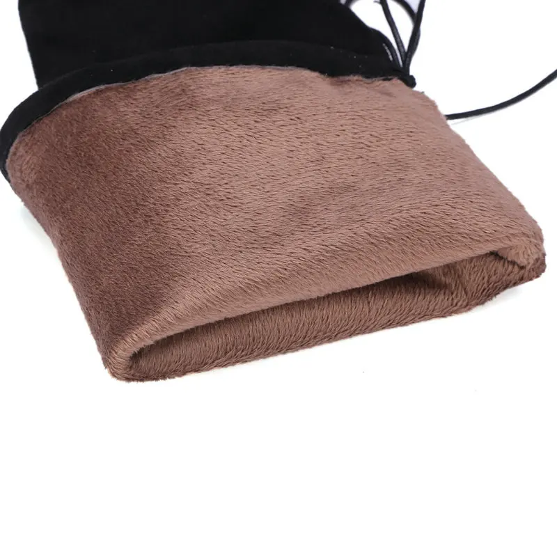 

Winter Boots Flat Thigh Boots Women Over The Knee Boots Stretch Flock comfy Long Boots Autumn Fashion Ladies Shoes 2019