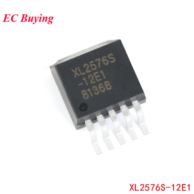 10 шт./лот SMD XL2576S-12E1 XL2576 52 кГц понижающий преобразователь напряжения постоянного тока, регулятор, интегральная микросхема, оригинал