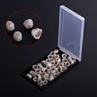 Стоматологический ремонтный материал, стоматологическая Реалистичная корона для передних и задних зубов, фарфоровая Временная молярная Корона из смолы, 50 шт.