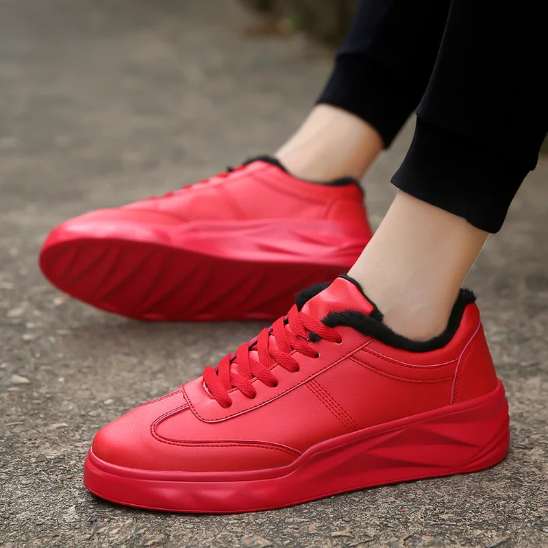 

2018 New Men Outdoor Running Shoes Keep warm Jogging Trainers Women Sneakers Athletic Sport Shoes Male Footwear Krasovki boots