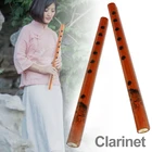 Музыкальные инструменты кларнет коричневый 24 см музыка для обучения бамбуковая флейта подарок Профессиональный тройной сопрано шампанского китайский