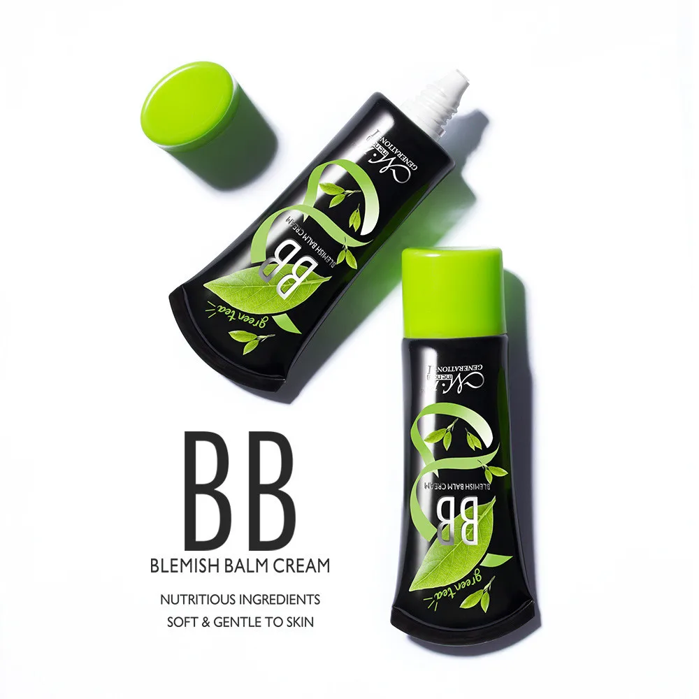 Makeup BB Cream Long-lasting Waterproof Concealer Whitening Brighten Isolation Sun Block Nude Foundation |