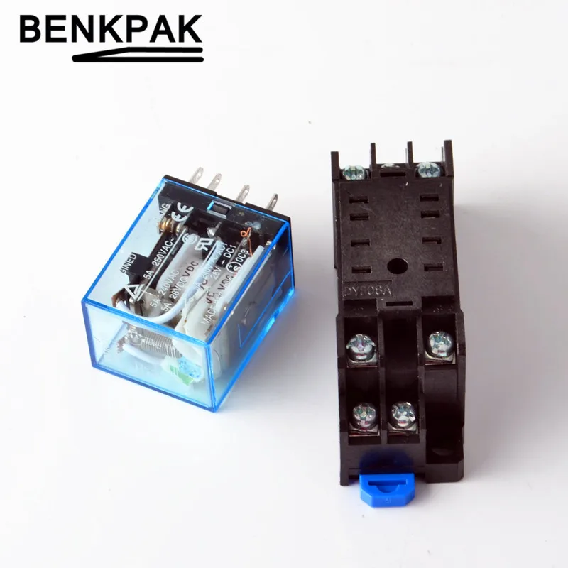 MY2P HH52P MY2NJ реле катушки общего DPDT микро мини электромагнитное переключатель
