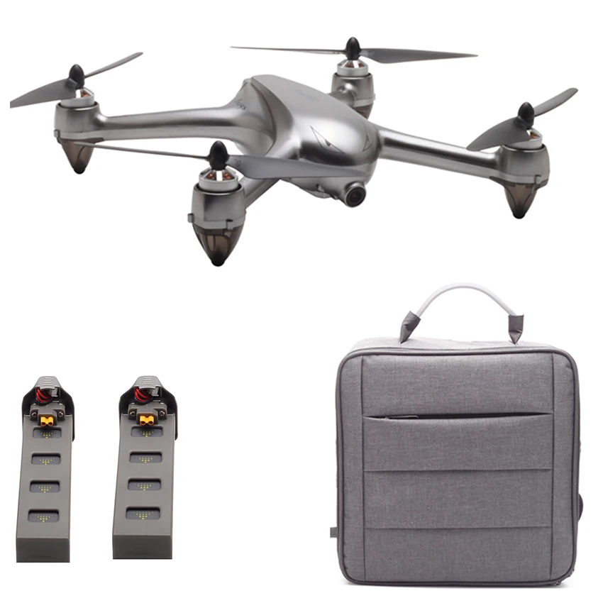 2 BATTERIES 1 BAG MJX B2SE 5G gps Радиоуправляемый Дрон 1080P камера Квадрокоптер WiFi FPV позиционирование бесщеточный удержание высоты Радиоуправляемый Дрон RTF возврат одним ключом - Цвет: 2 BATTERIES 1 BAG