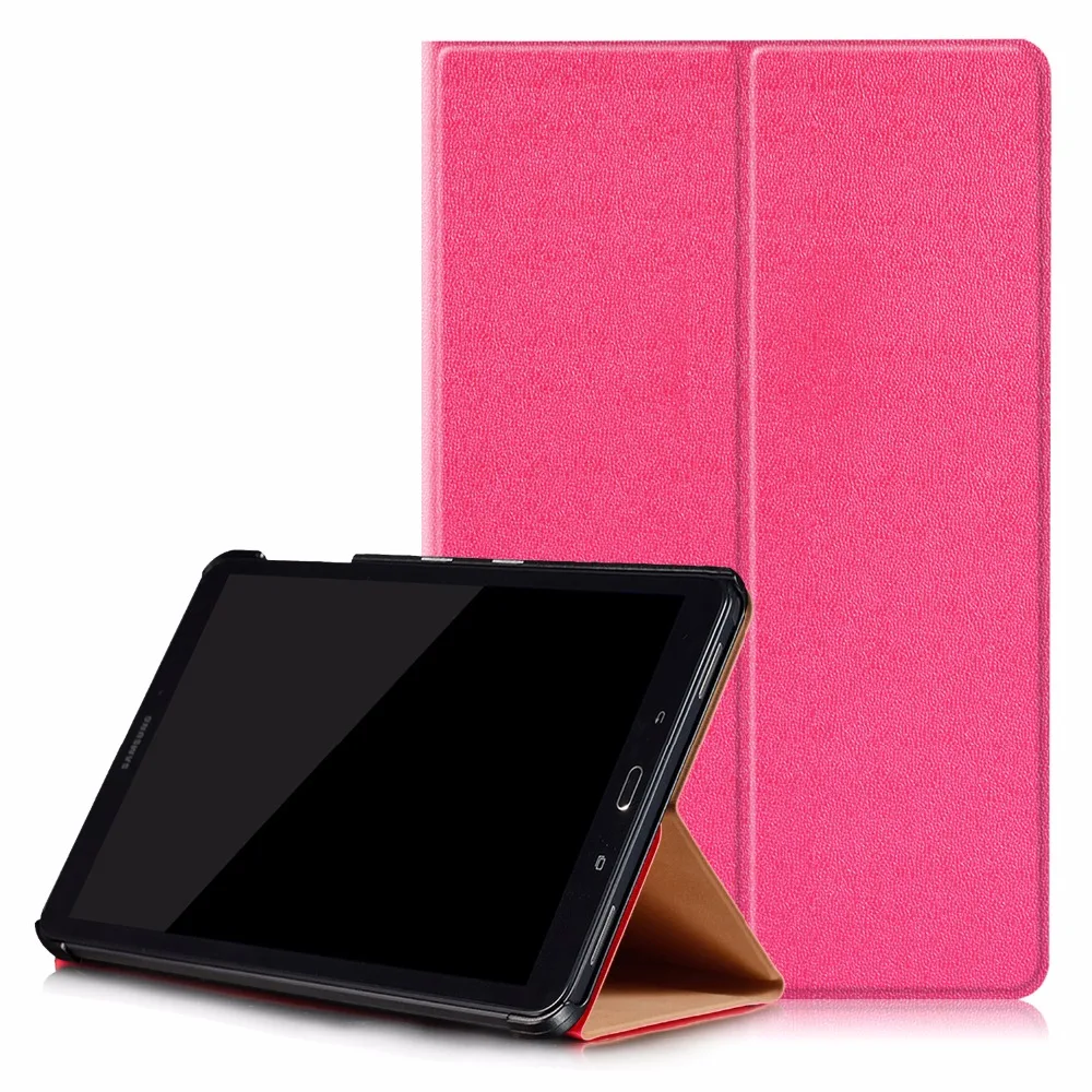 Планшеты чехол для 2016 Samsung Galaxy Tab A 10 1 P580N P585N магнитный складной Тонкий Стенд