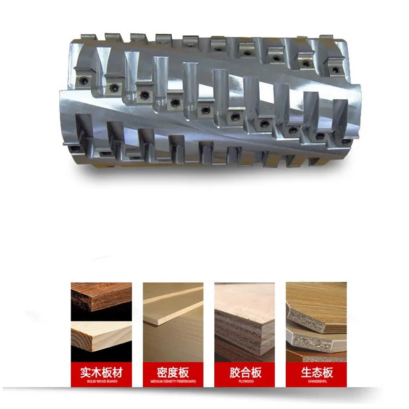 値段 フライスカッター木材スパイラルフラットカッターの Cricut 切断ネジスピンドル 4 両面かんなナイフブロカパラマデイラ Marceneiro