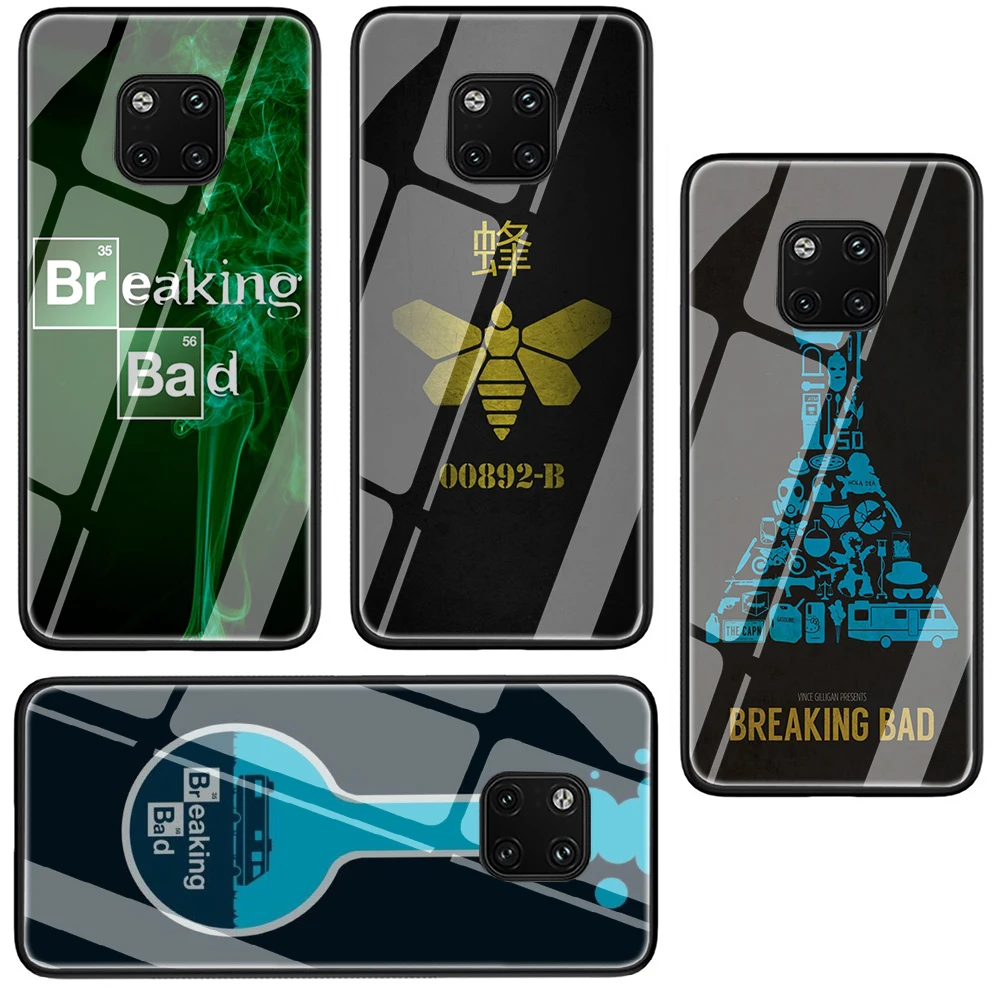 Чехол для телефона с закаленным стеклом Breaking Bad чехол Huawei P10 P20 P30 Y6 Y9 Honor 8X 7A pro 9 10 Lite