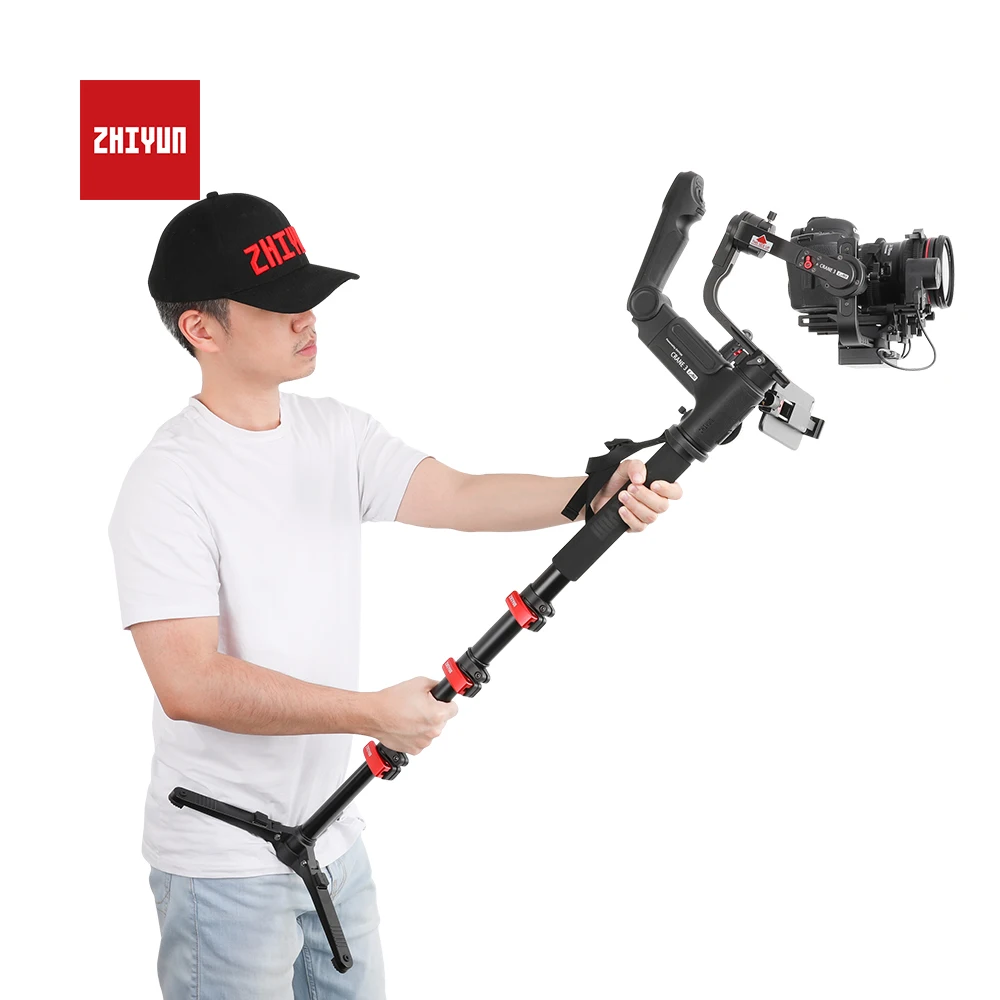 ZHIYUN оригинальный Crane 3 Gimbal аксессуары 1/4 &quotдо 3/8&quot винт Телескопический монопод