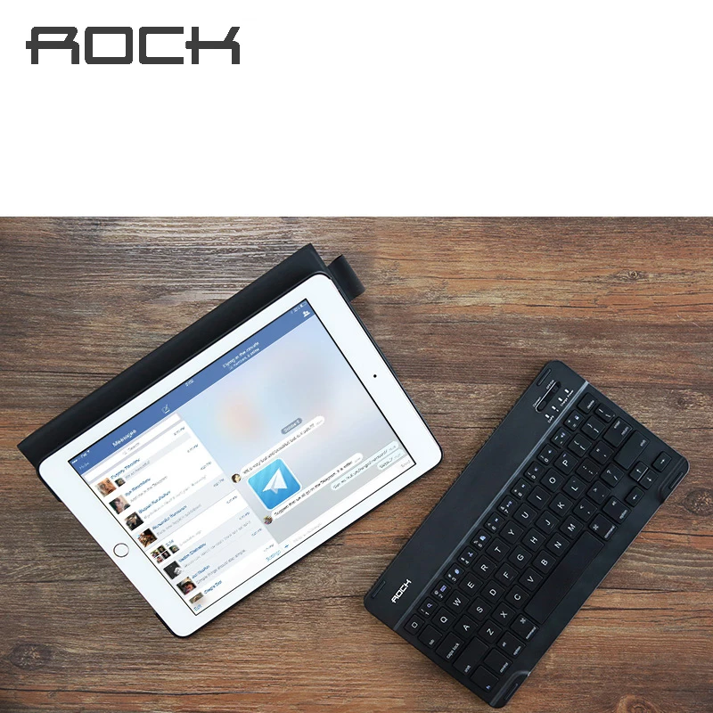 Для Apple iPad 2 3 4 ROCK 9 7-дюймовый чехол с клавиатурой Bluetooth | Компьютеры и офис