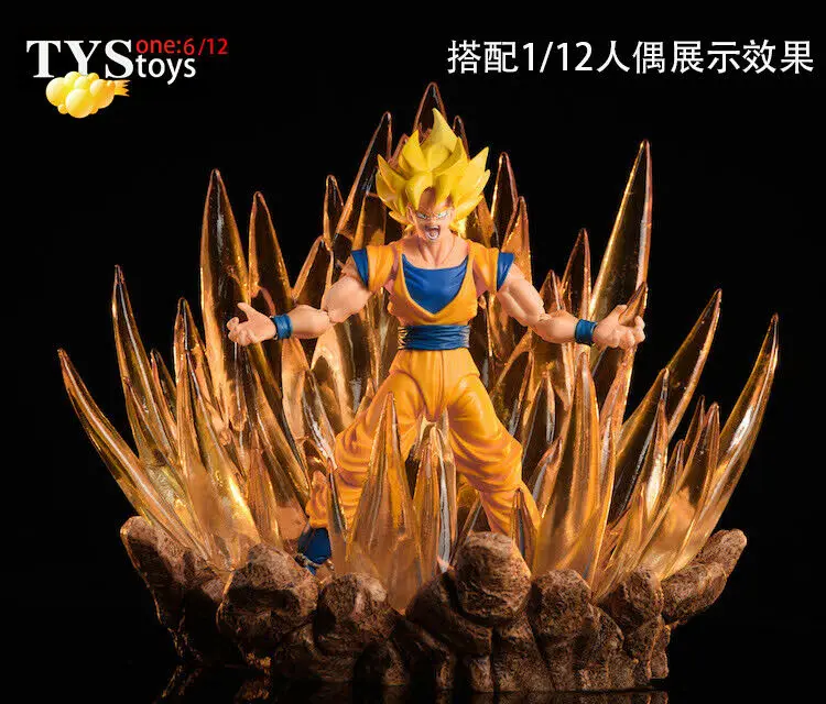 Tystoys подставка светодиодный база для Dragon Ball Супер Саян Гоку Вегета 1/6-1/12 фигурка