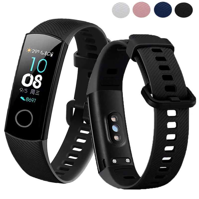 Для Huawei Honor Band 4 ремешок силиконовый ремень спортивный трекер часы браслет Band4