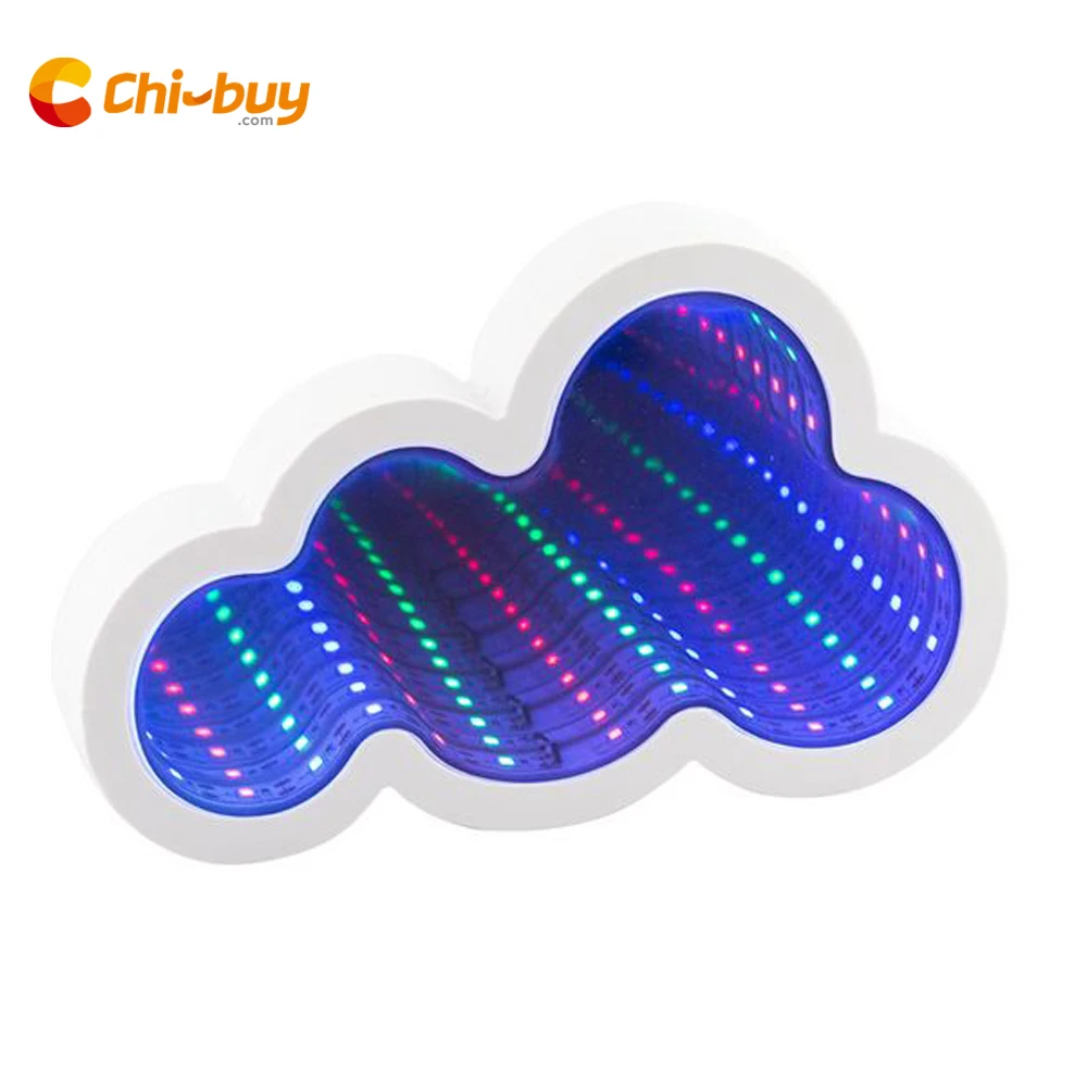 Новинка светодиодный светильник для зеркала Chibuy с облаком и USB туннельная лампа