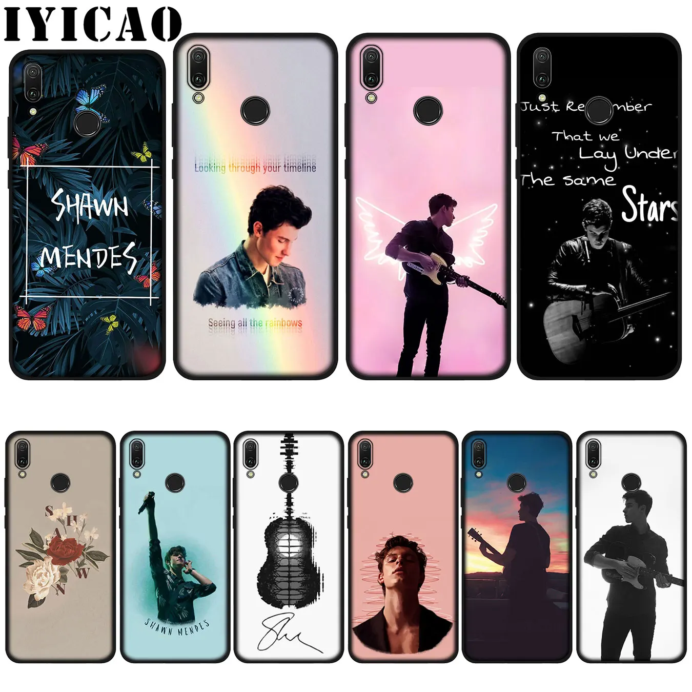 Мягкий чехол с рисунком IYICAO Singer Shawn Mendes Magcon для Huawei P20 Pro P10 P8 P9 Lite Mini 2017 P Smart 2019