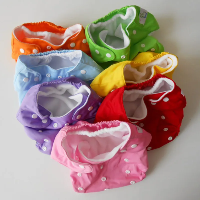 5 шт./лот Детские регулируемые подгузники/детские тканевые