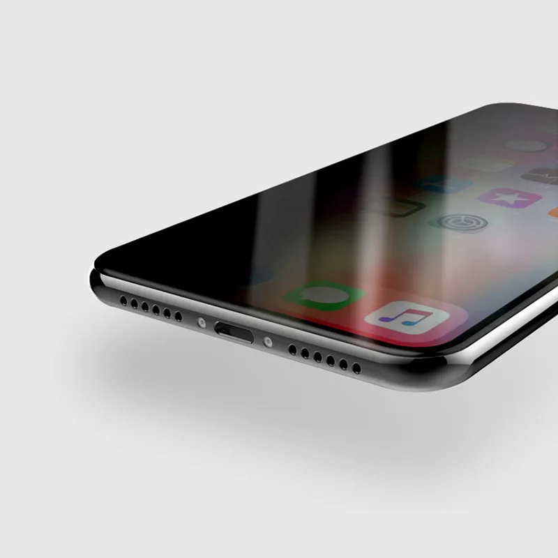 Антишпионское полное покрытие закаленное стекло для iPhone 11 Pro Max 8 7plus 6s Защита