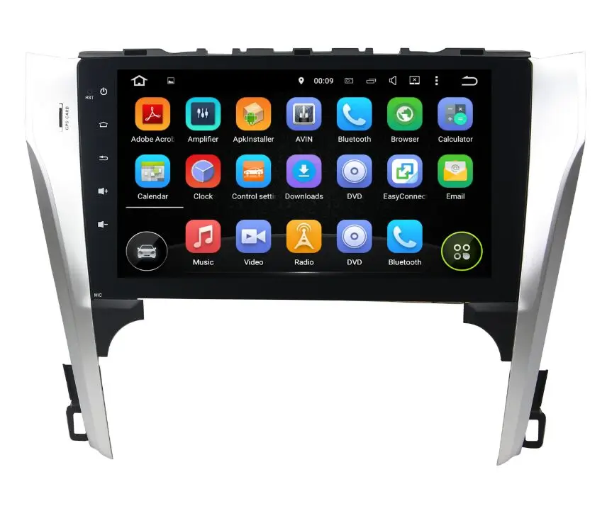 Quad Core1024 * 600 Android 5 1 автомобильный DVD GPS навигационный плеер для Toyota Camry 2012 радио 3GWifi
