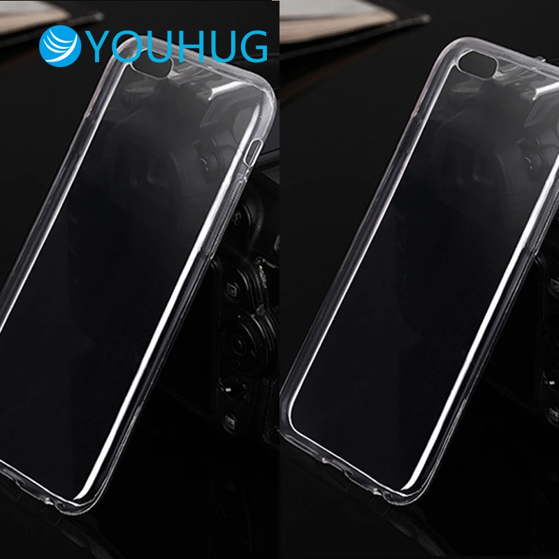 Youhug ясно кремния ультра тонкий мягкий чехол TPU для iPhone 5 5S SE 6 6s Plus Плюс Прозрачный