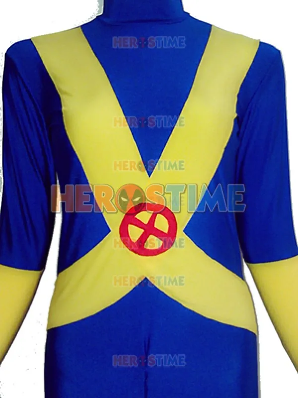 2016 костюм супергероя для взрослых X Men Cyclops Scott Summers из лайкры и спандекса косплея