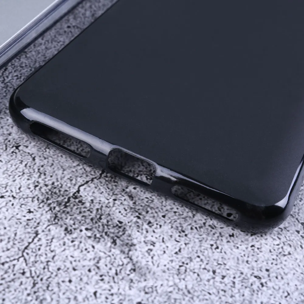 Для Alcatel 1X() 5008Y Fingerprintless Версия задняя крышка Капа мягкий силиконовый гель Резина матовый черный чехол Coque чехол для телефона