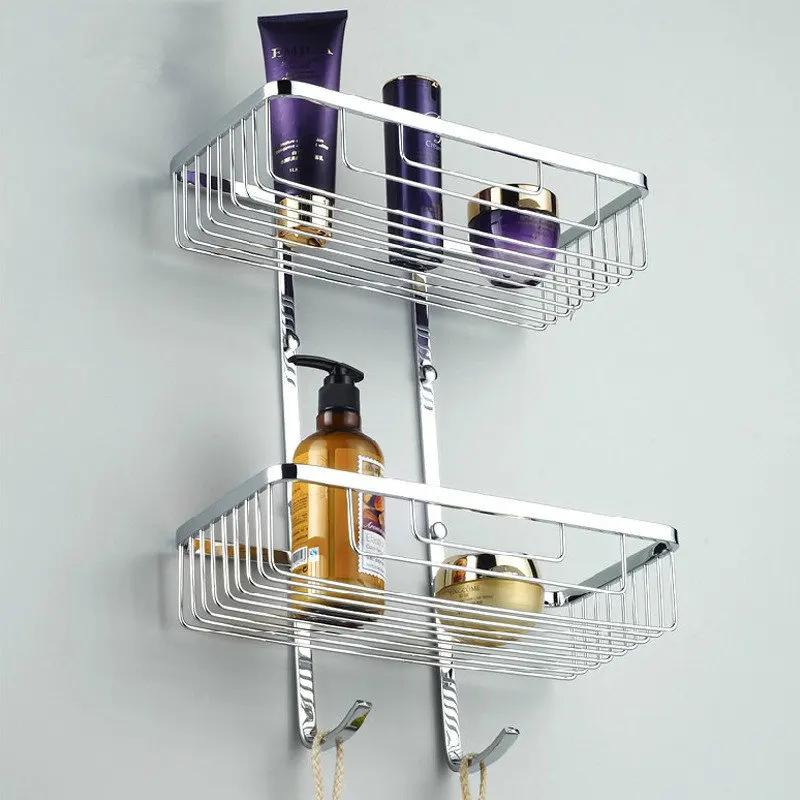 Угловая полка для ванной комнаты стеллаж душа из нержавеющей стали 304 органайзер