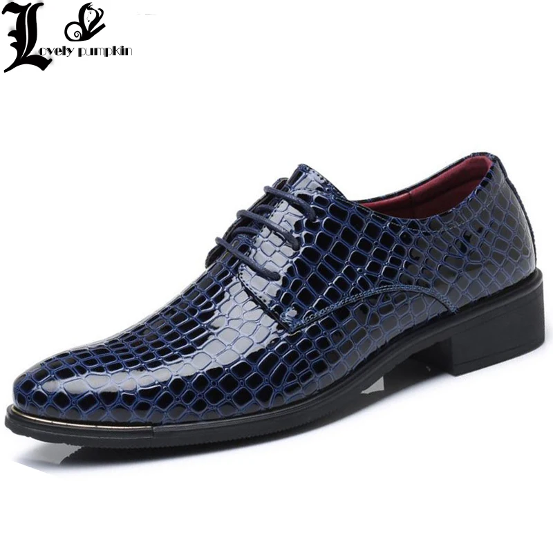 

2018 Spring Autumn Men Formal Wedding Shoes Luxury Men Business Dress Shoes Men Oxfords Shoes free shipping LP145