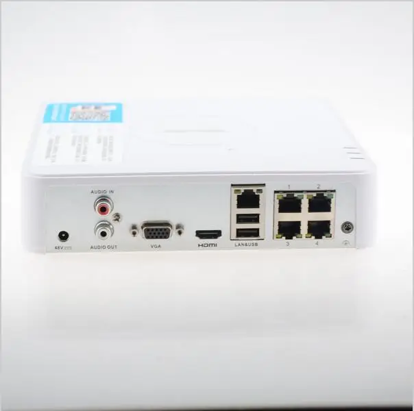 Multi language DS 7104N SN/P 7108N 4 Ethernet Портов Подключи и Играть Full HD 1080 P NVR сетевой