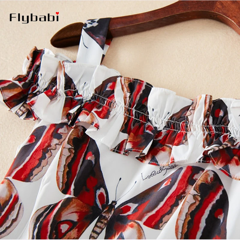 

custom plus size dress Floral print Bow Belt decoration Beading Spaghetti Strap Slash neck boho elegant High Quality beach dress