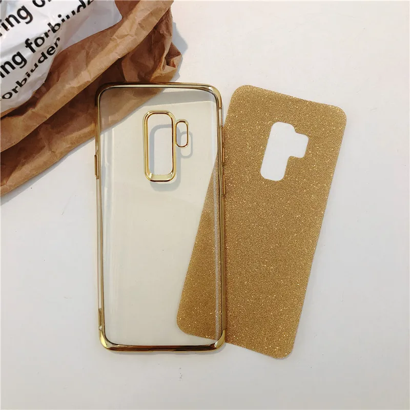 Glitter Case For Samsung J3 J5 J7 A3 A5 A7 2016 2017 iphone X 6 6s 7 8 Plus Cover 2 in 1 TPU Silicone Bling Soft Back Phone |