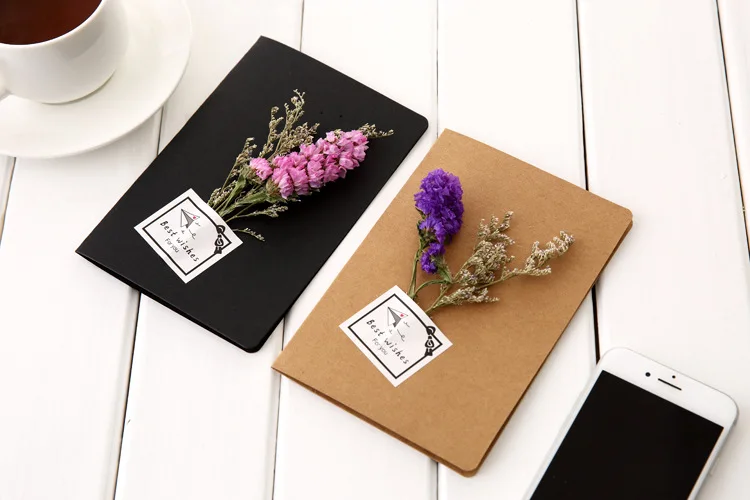 DoreenBeads настоящие сушеные цветы поздравительная открытка DIY ретро крафт-бумага ручные сушеные цветы поздравительные открытки креативные цветы 1 шт