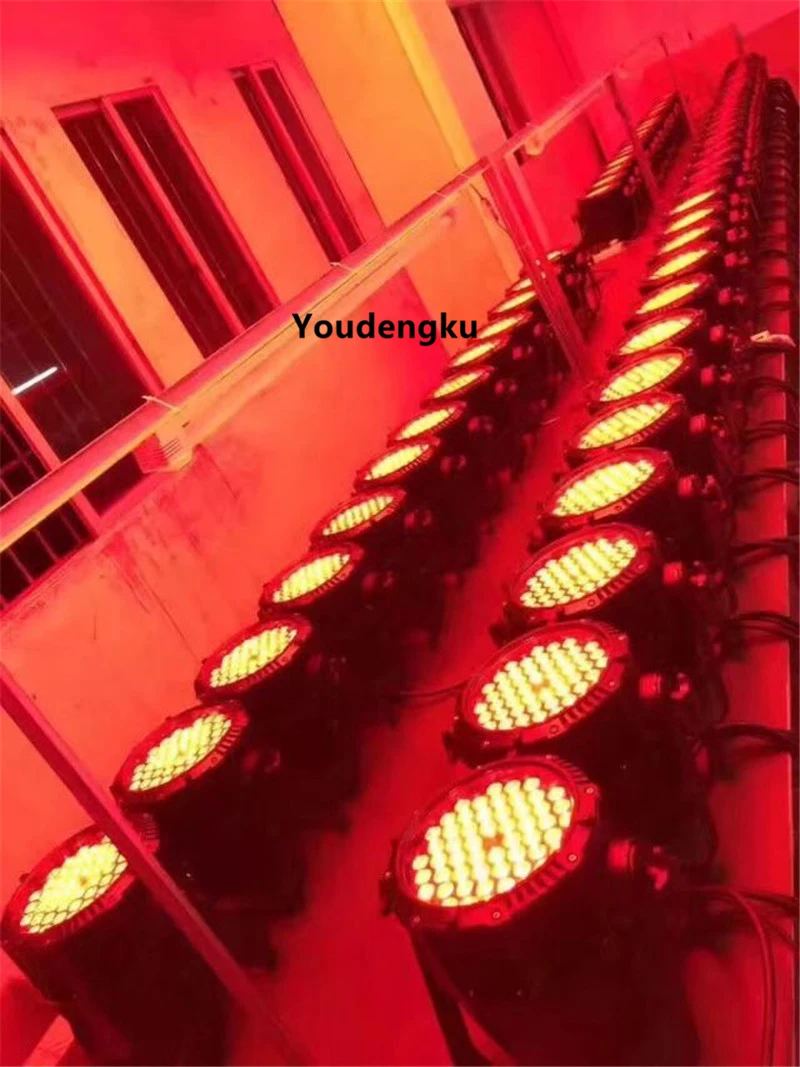 16 шт. 2016 наружные светодиодные цветные сценические огни IP65 par can light 54x3w RGB 3 в 1