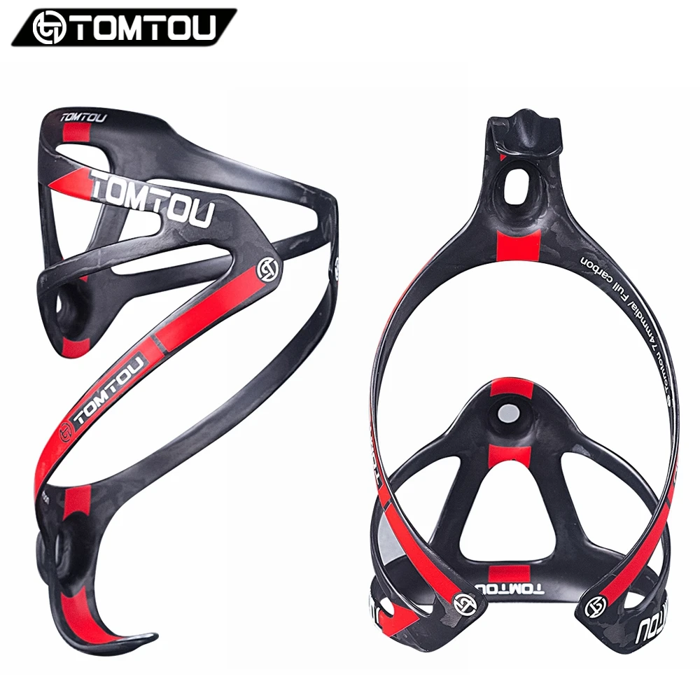 Из карбонового волокна от TOMTOU флягодержатель велосипеда MTB дорожный велосипед