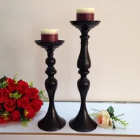 45cm/30cm Wedding Road Lead Flower Shelf Black Table Stand for Wedding Centerpiece Decoration flower vase candle holder