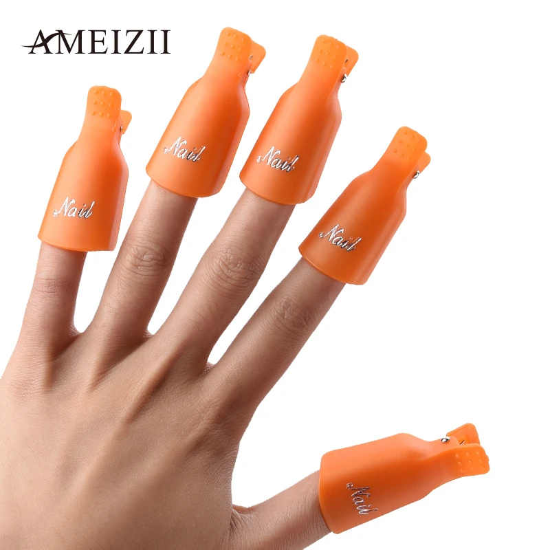 Ameizii Горячая продажа 10 шт./компл. красочные пластиковые ногтей искусство личная