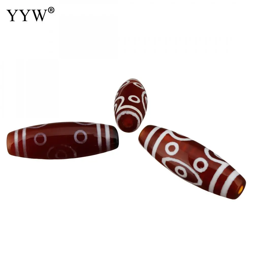 5PCs Ten-Eyed Natural Tibetan Agat Dzi Beads For Making Diy Bracelet Necklace Fashion Jewelry Accessories | Украшения и