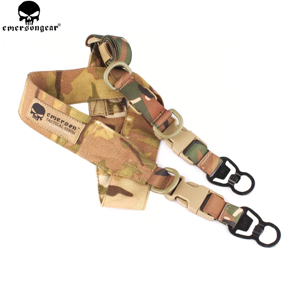 Фото EMERSONGEAR L. Q.e Одноточечные стропы, серия охотничьих страйкбольных строп с крюком MASH, слинг для винтовки, тактический пистолет, слинг EM8490 №2
