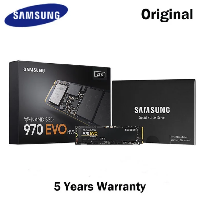 Samsung SSD 970 EVO Plus 250 ГБ 500 1 ТБ NVMe M.2 2280 Внутренний твердотельный накопитель на жестком