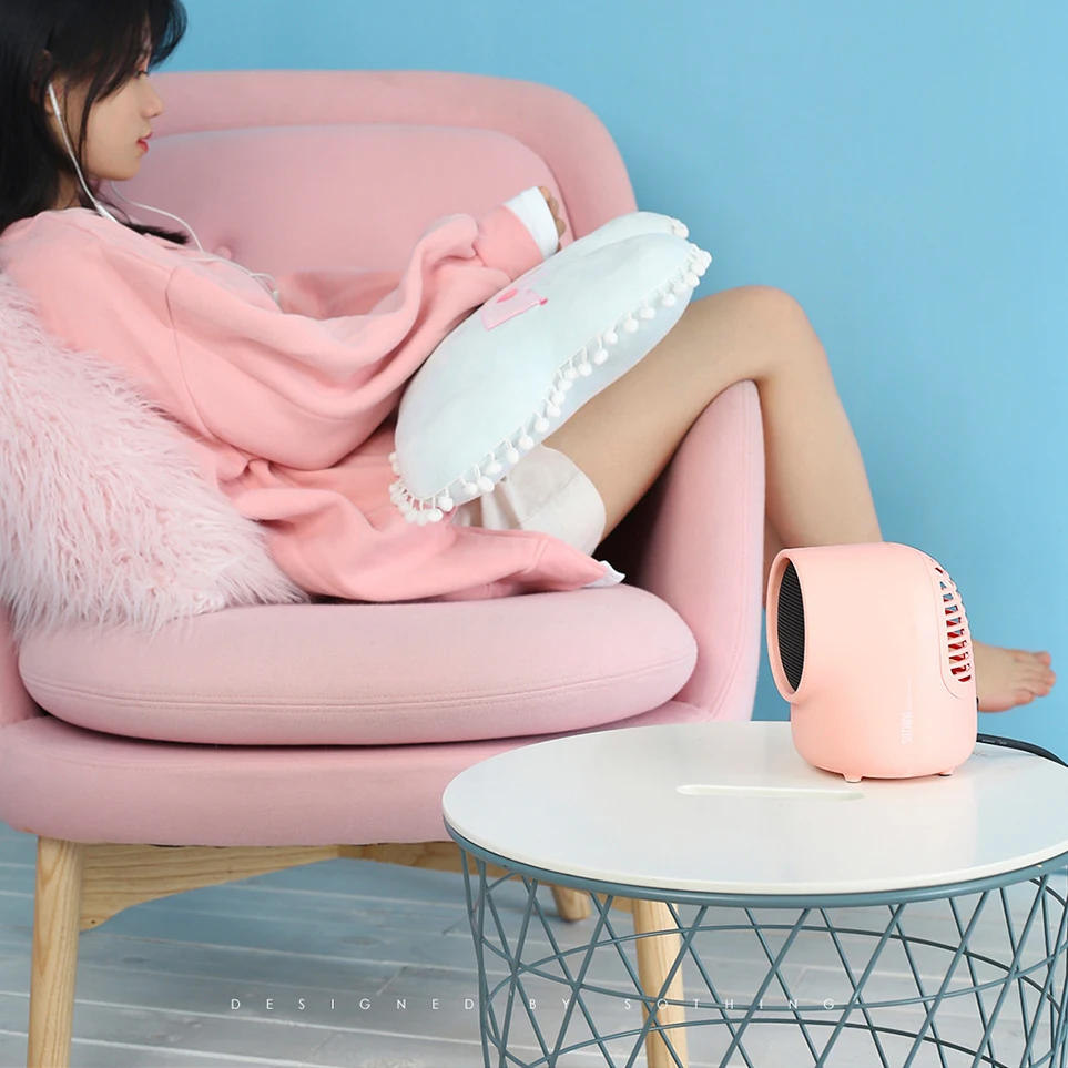 XIAOMI SOTHING, мини тепловентилятор, настольный теплый электронный обогреватель, милый маленький портативный обогреватель для зимы, дома, офиса