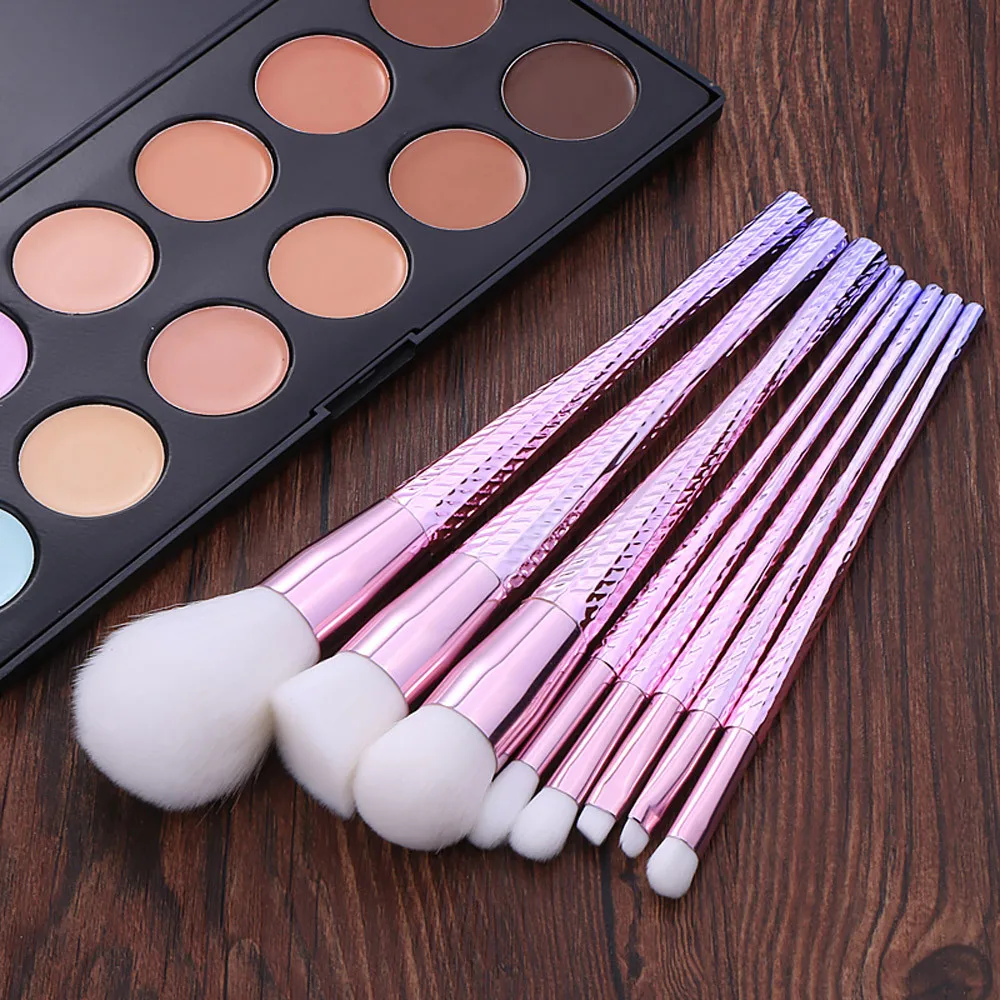 7PCSmake up 8PCS Makeup Brush Foundation Eyebrow Eyeliner Blush angle powder Cosmetic Concealer Brushes G409 | Красота и здоровье